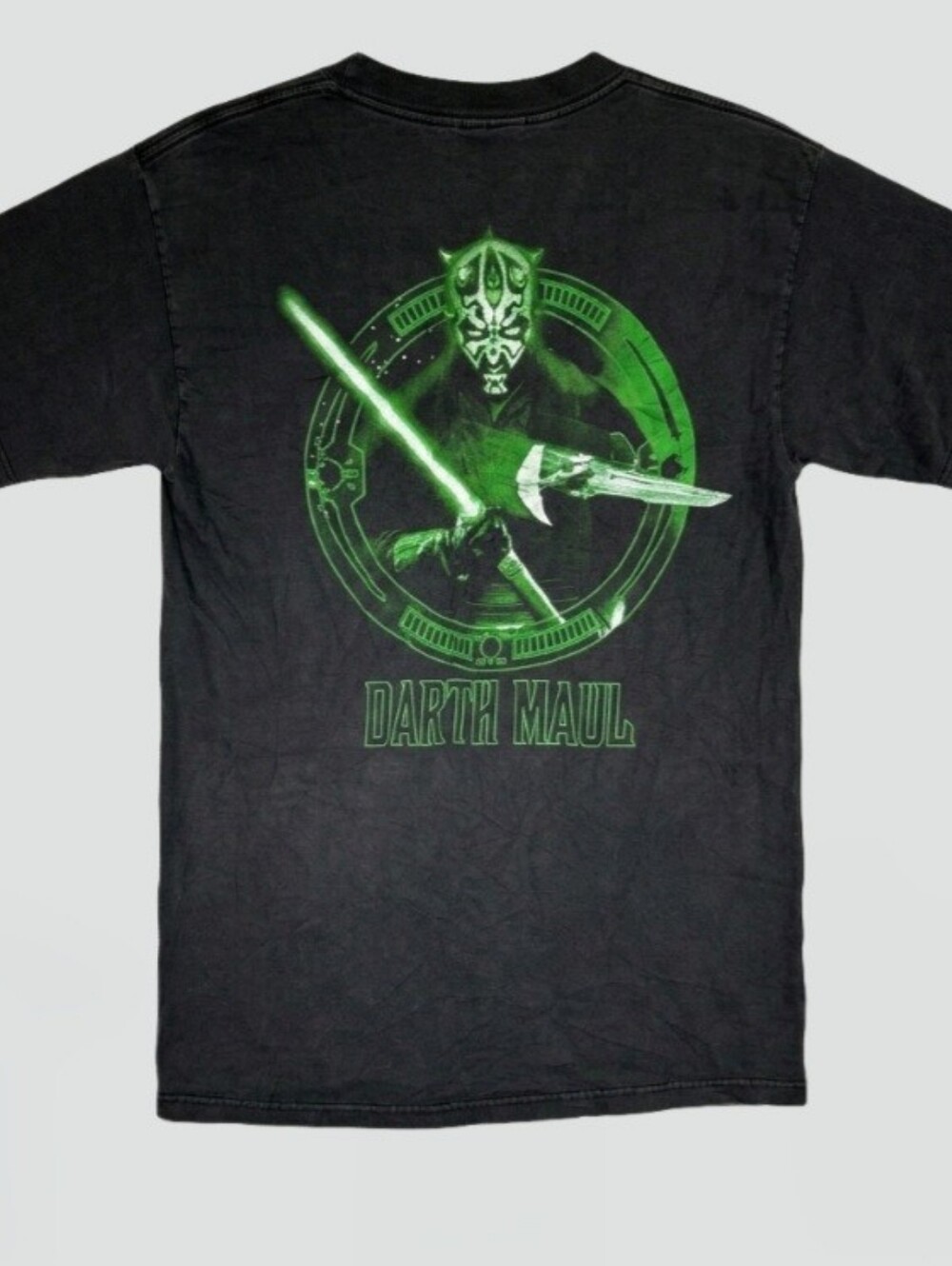 Vintage Star Wars Black Darth Maul Graphic TShirt